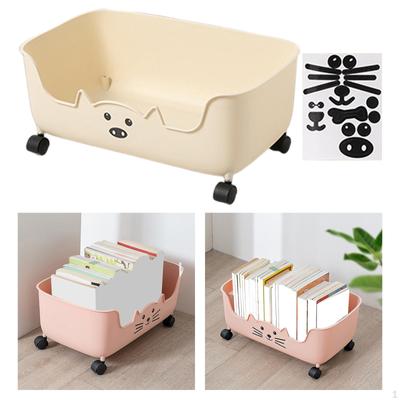 Mobile Storage Solution for Desk Organization with Rolling Wheels