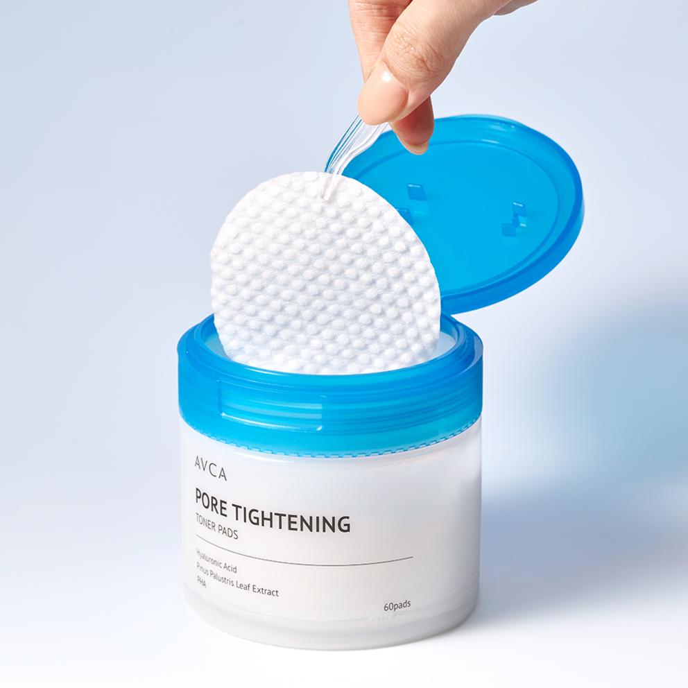 [Abkha] Pore Tightening Low Molecular Hyaluronic Acid Toner Pad 150ml, 60 Sheets