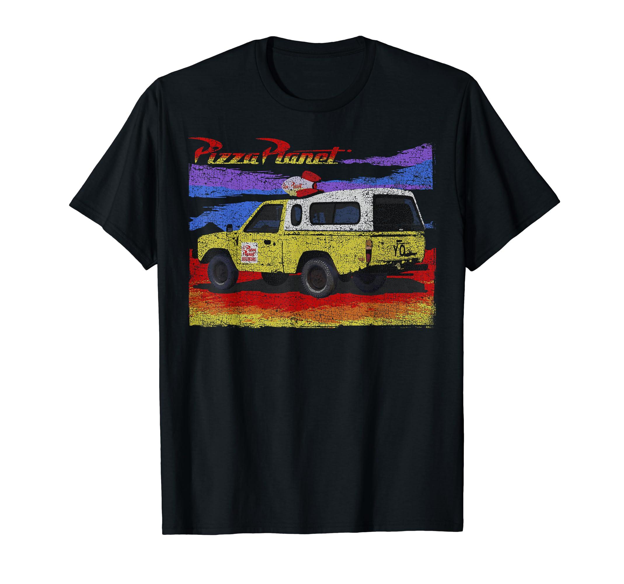 

Disney Pixar Toy Story Pizza Planet Truck Retro Distressed T-Shirt