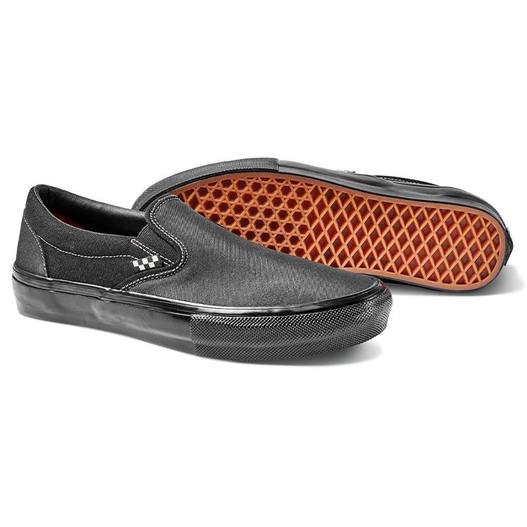 Vans Slip-On Low Top Skate Shoes Unisex Sneakers Black VN0A5FCABLK