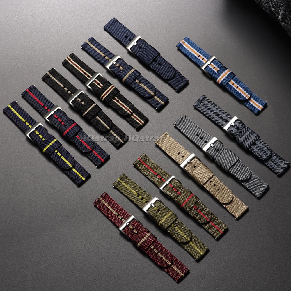 Nylon Strap for Tudor Woven Canvas Watchband 20mm 22mm for Omega for Seiko Men Military Sport Belt Quick Release Fabric Bracelet