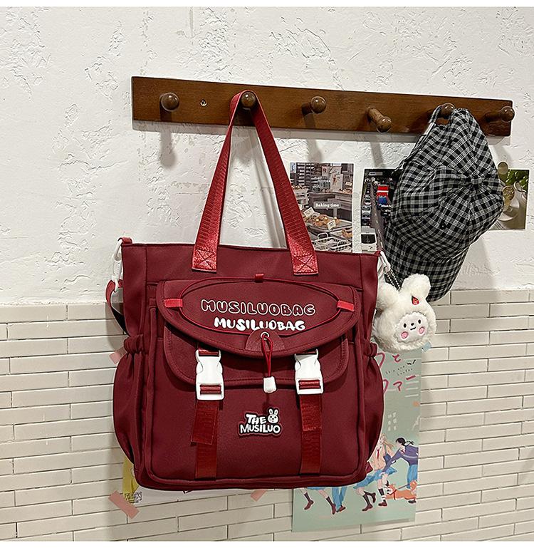 Schoolbag Japanese ins new high-value fresh and sweet backpack junior high school students lightweight travel large-capacity backpack