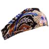Women Floral Print Stretch Headband Wide Fabric Hair Band Soft Elastic Yoga Sports Hair Wrap