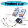 Wireless Electric Winch Remote Control Set with Manual Transmitter for Trucks and ATVs with 100 Foot Range and 12V Motor