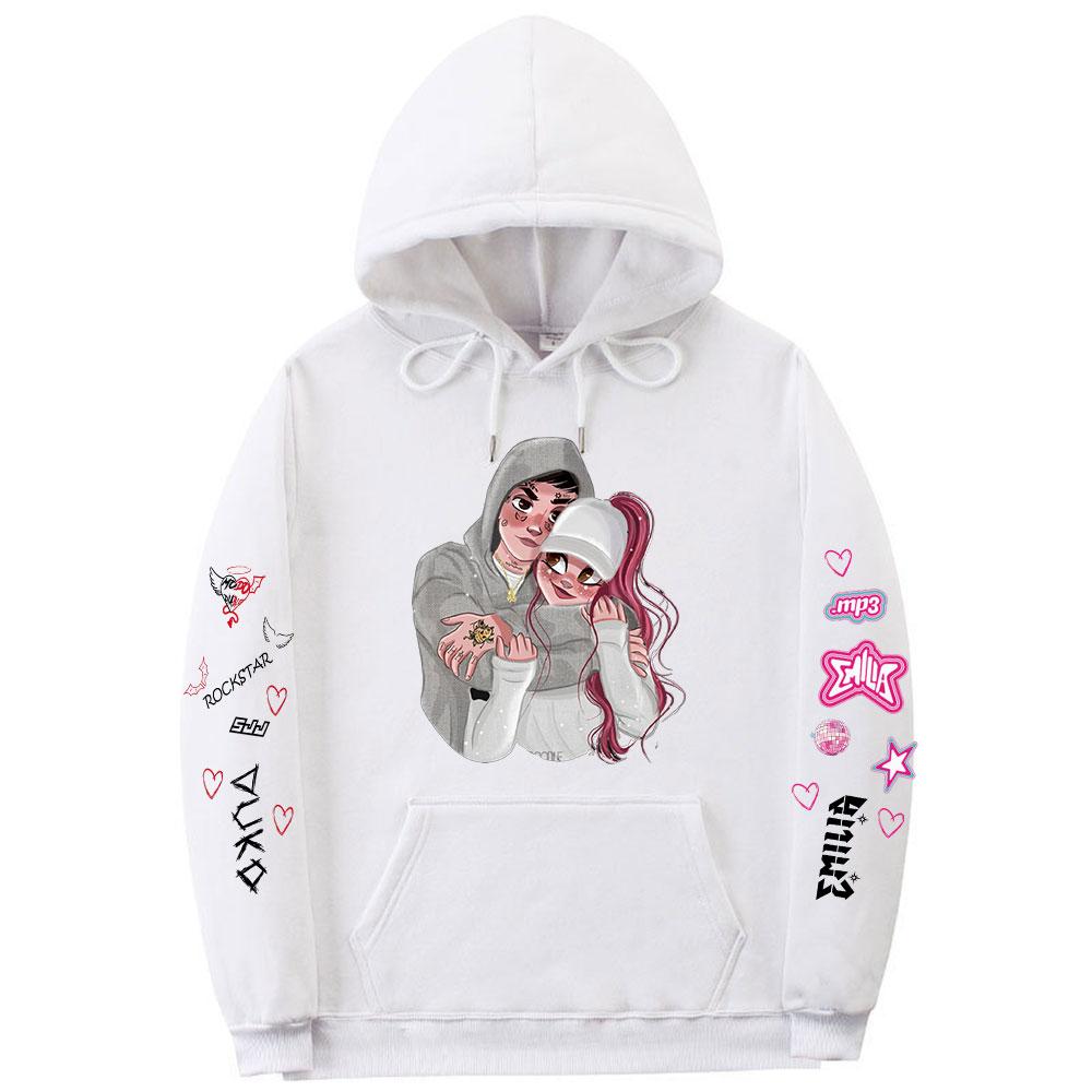 Singer DUKI Emilia Mernes MP3 Hoodies Fans Gift Men Women Clothing Fashion Hip Hop Sweatshirt Casual Oversized Hoody Streetwear
