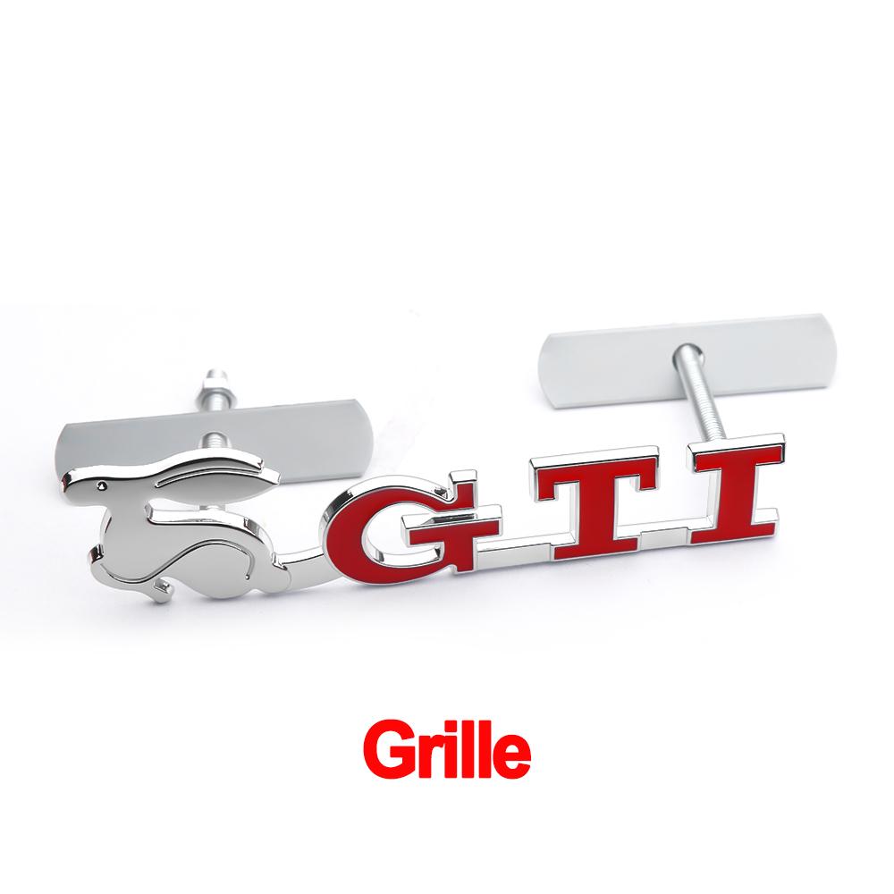 Insignă Metalică 3D Capotă Față Grilă/Autocolante Mașină GTI Pentru Volkswagen Jetta Lavida Bora polo 2018 passat b6 b8 mk6 golf R Rline Bora GJ4