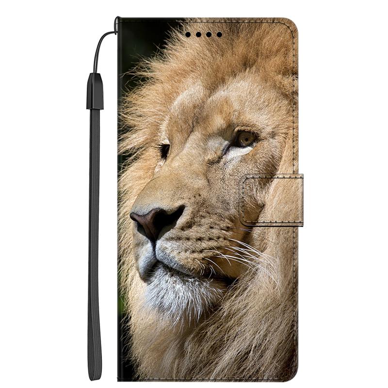 Animal Leather Flip Case for Samsung Galaxy M16 F16 5G Leather Magnetic Wallet Covers for Galaxy F16 Stand Phone Bag Galaxy M 16