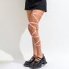 Sweet Cool Cross Love Leg Ring, Gothic Hottie Legchain Stretch Strap Leg Chain