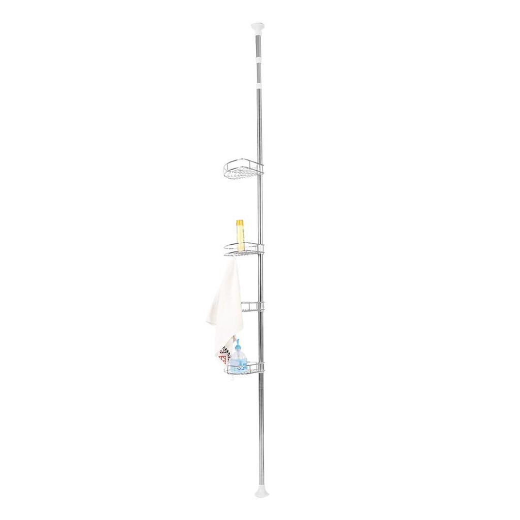 4 Layers Bathroom Storage Rack Stainless Steel Toilet Shelf Holder Organizer
