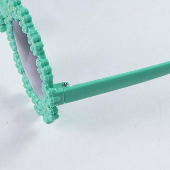 Blomst Hund Solbriller Kjæledyr Cosplay Runde Briller Sommer Strand Kjæledyr Tilbehør for Hunder Katter Fotorekvisitter Fest Kostyme