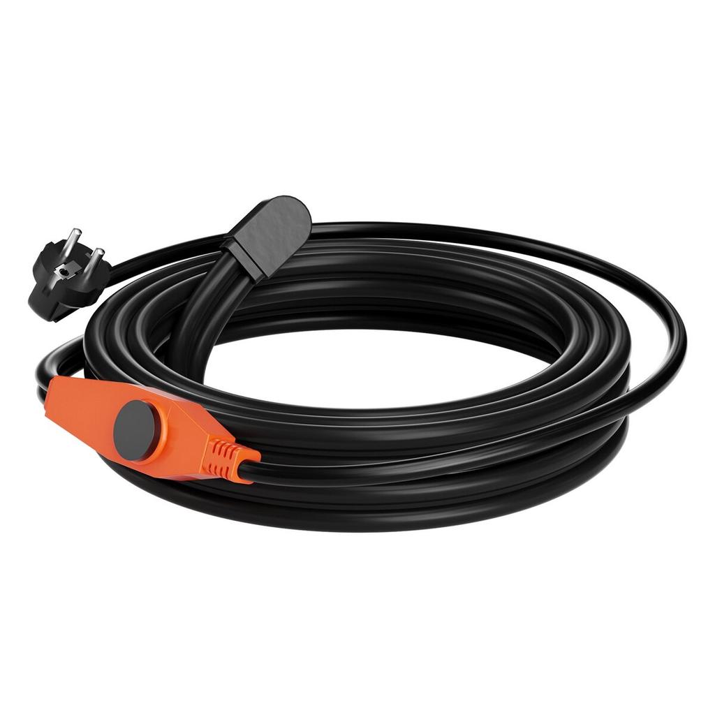 Pipe Heating Cable 9m 23W/m Heat Tape for Pipes with Built-in Thermostat
