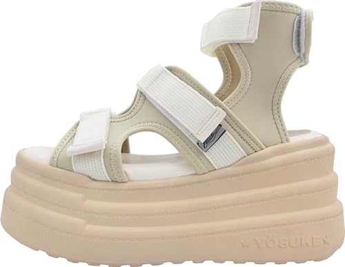 Platform belted sandals