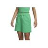 Nike Logo Solid Color High-Waisted Shorts Women Shorts Green DM6729-363