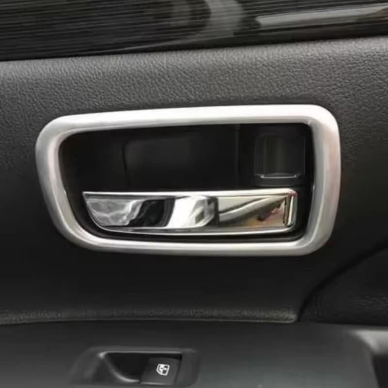 For Mitsubishi ASX 2011- 2014 - 2017 2018    Inner Door Handle Bowl Frame Cover Trim Sticker Car Styling Accessories