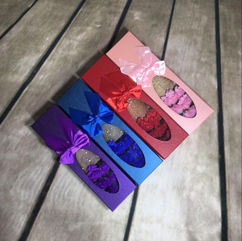 5-Piece Carnation Soap Flower Bouquet Gift Box for Christmas, Valentine's, Birthday, Teacher's Day