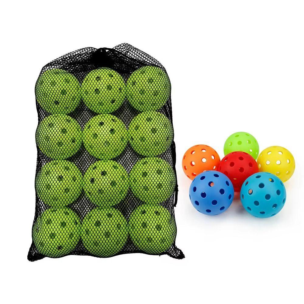 High Visibility 40 Holes Pickleball Good Performance Pickleball Training Ball Practice Accessories