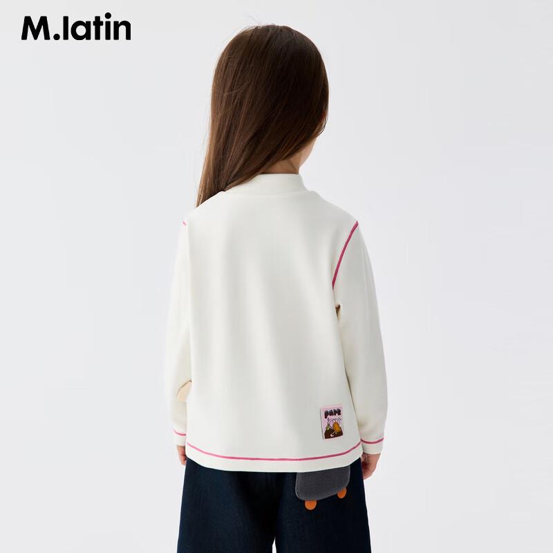 M.Latin Kids  Winter Fleece Semi-High Collar T-Shirt 130