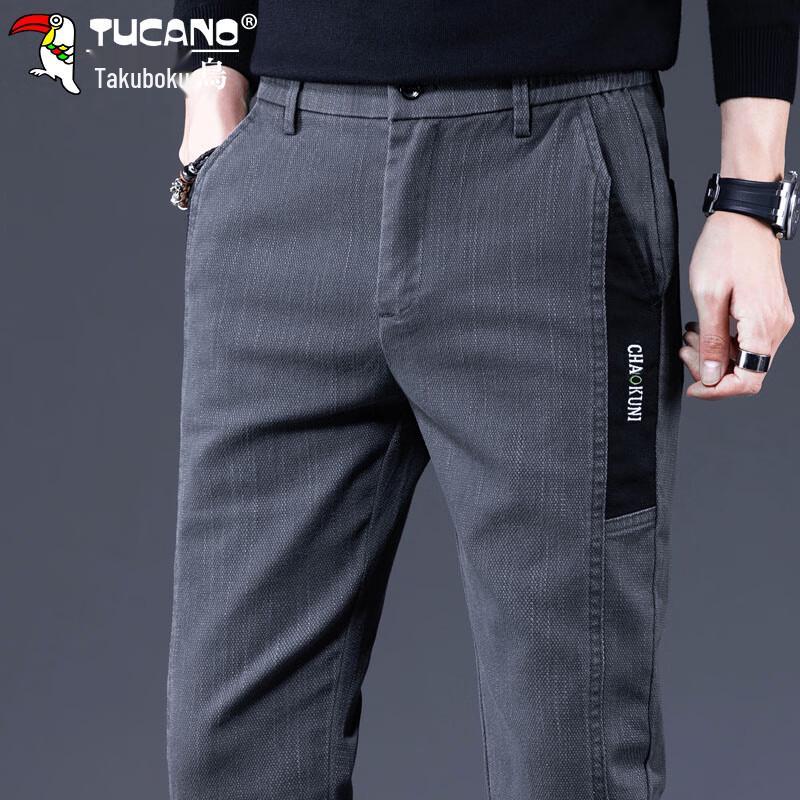 TUCANO Men's Straight-Leg Stretch Casual Pants