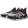 Li Ning Kids Basketball Fashion Comfortable Sports Shock Absorption Rebound Breathable Mid-Top Basketball Shoes Kids sneaker Black YKBV105-1