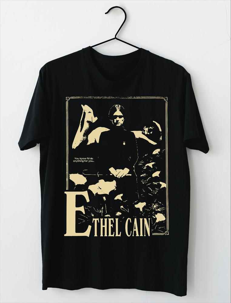 NEW Ethel Cain Flyer Short Sleeve Cotton Black All Size T-Shirt AE229