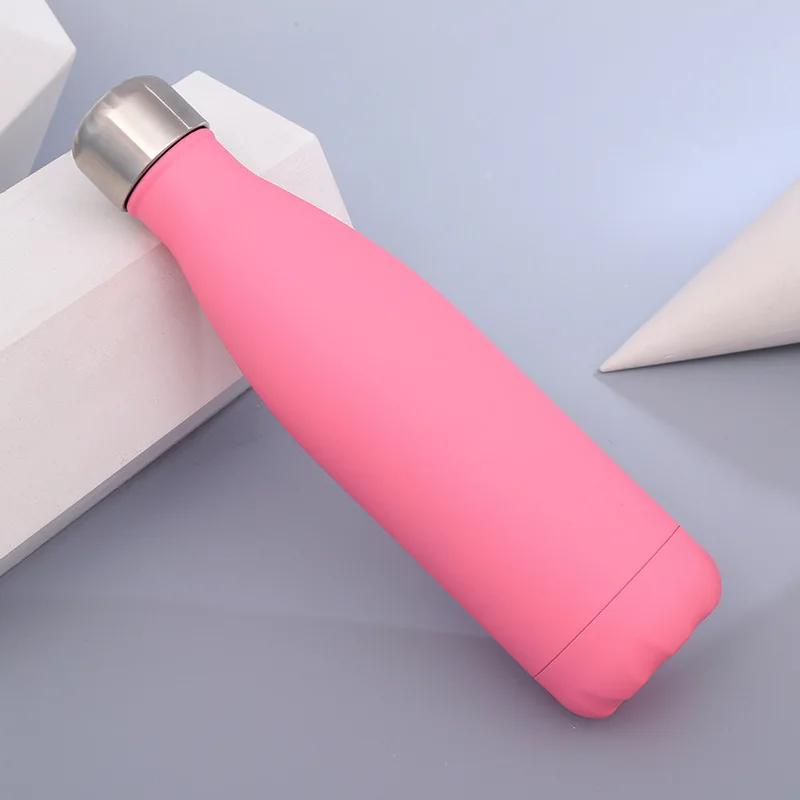 Customized Double-Wall Vacuum Thermos Bottle Sports Bottle Shaker Cup Outdoor Climbing Water Cup Creative Commemorative Gifts