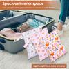 3Pcs Waterproof Wet Dry Bag Zippered Portable Travel Reusable Sanitary Storage Baby Diaper Nappy Bag Stroller Carry Handle Bag