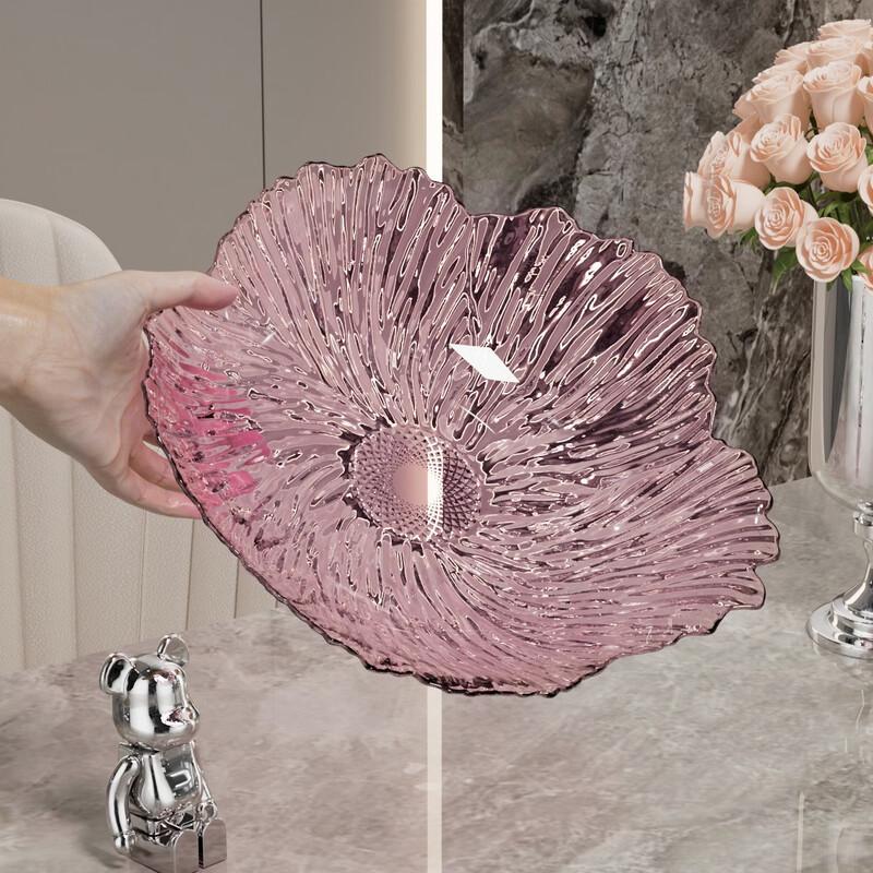 Luxury High-Foot Petal Fruit Bowl