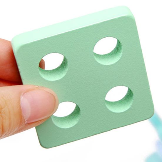 Kids Stacking Building Block Toy Toddlers Boys Girls Geometric Shapes Sorting Color Learning Fine Motor Skills Educational Building Block Toy