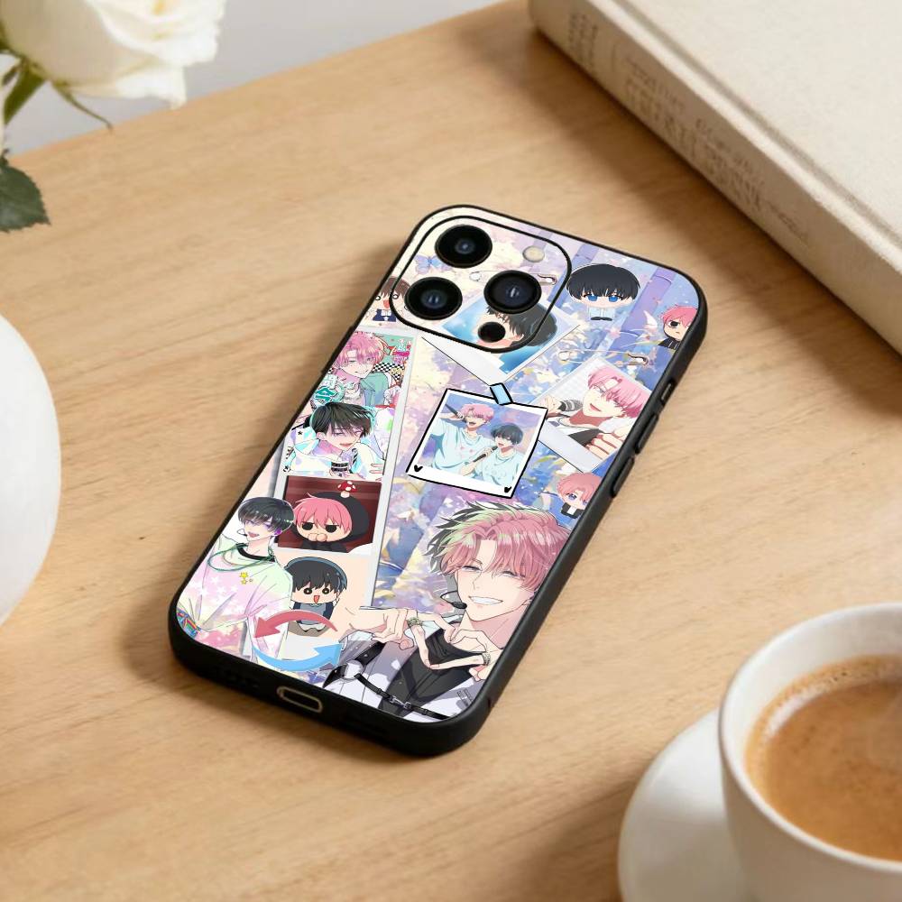 D-Tamon's B-Side Phone Case For iPhone 17 16 15 14 13 12 Max Plus Silicone Black Cover