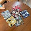 Cartoon Canvas Coin Purse Mini Zipper Wallet Cat Prints Money Pocket Women Girls
