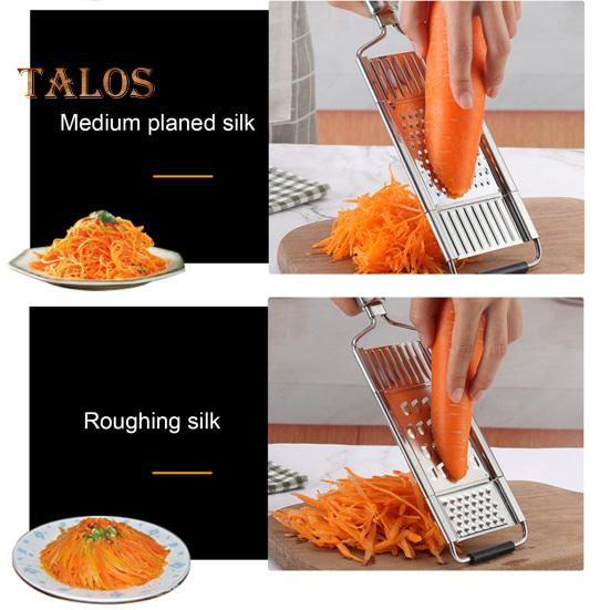 Vegetable Slicer Stainless Steel Food Slicer Removable Blade Kitchen Slicer Vegetable Cutter for Salads Cheese Fruit