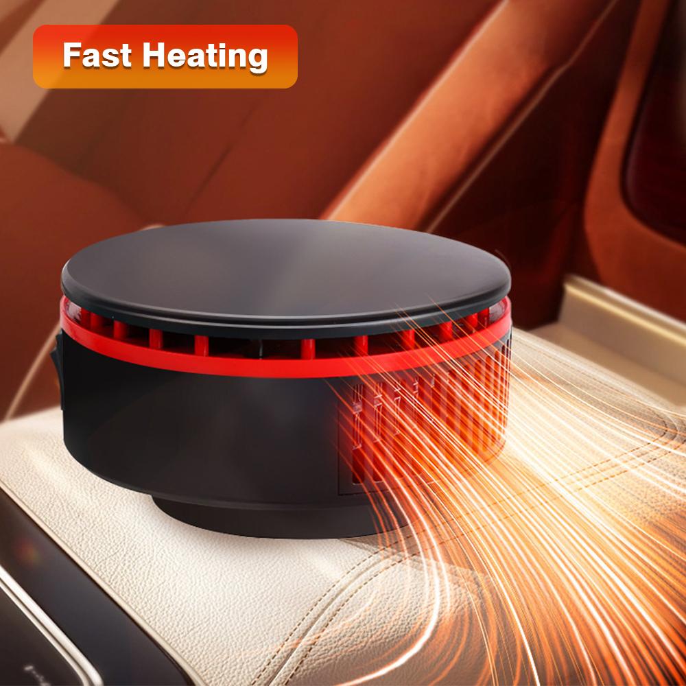 Portable Car Heater Defroster Car Windshield Defogging Defrosting Winter Drying Heating Car Heater 12V 150W