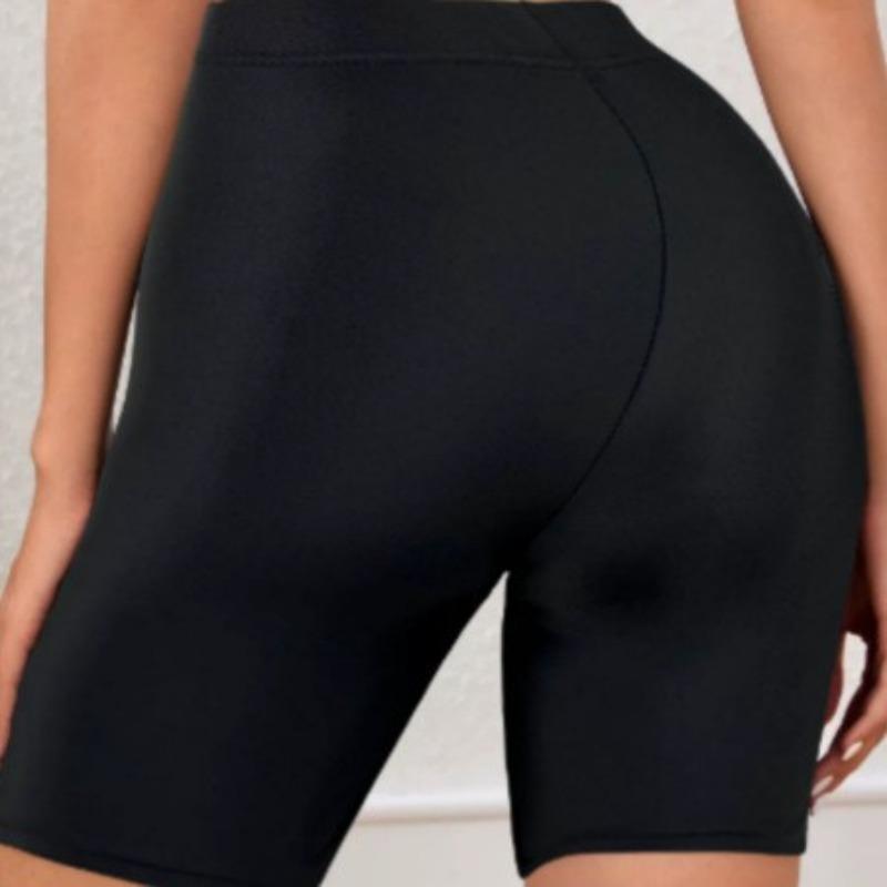 Large Size Beach Seaside Vacation New Solid Color Swimming Trunks for Women