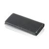 Benetton Long Wallet, Italian Leather, Cowhide, YKK Zipper, Slim Wallet. UNITED COLORS OF BENETTON.