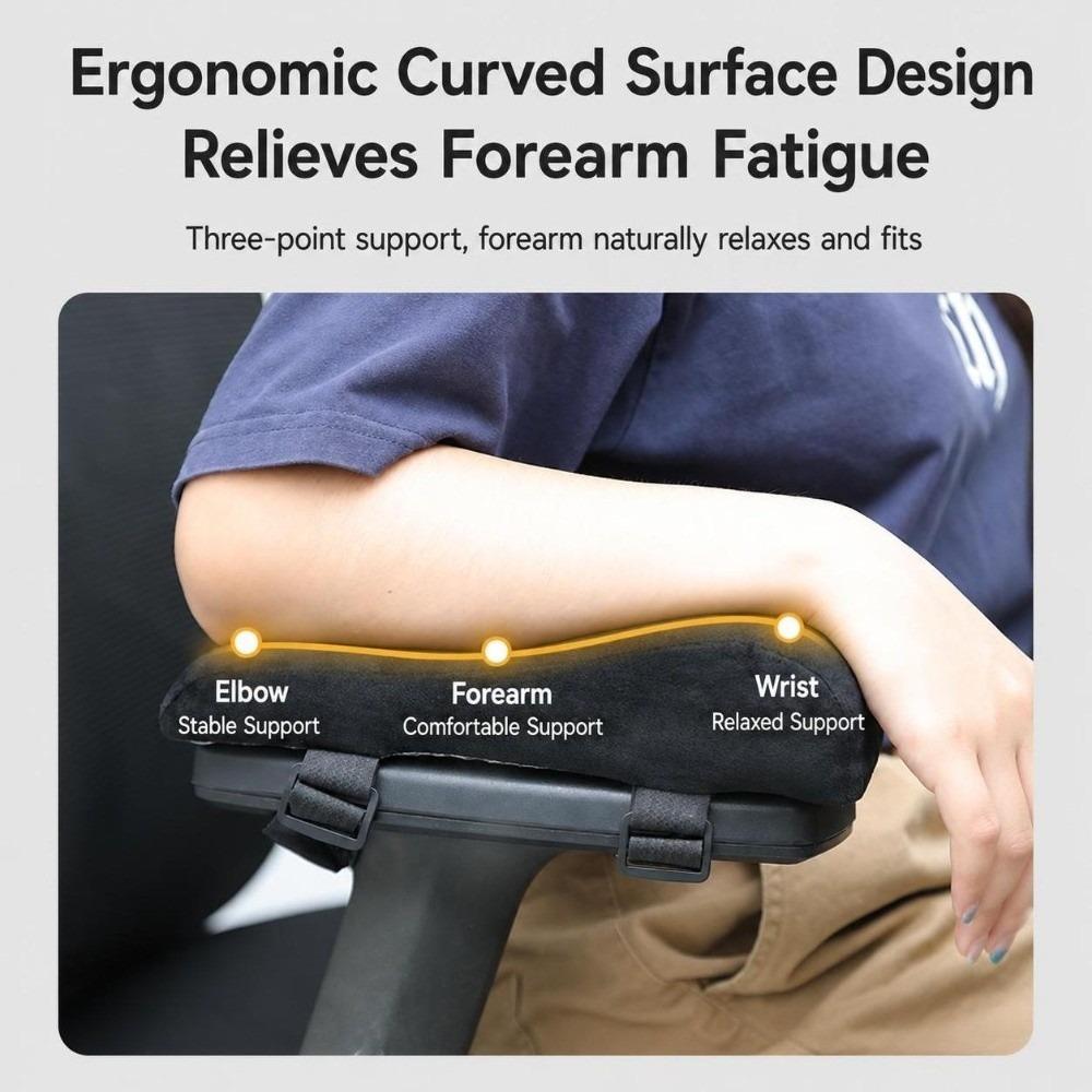 Sponge Foam Chair Armrest Pad Thick Cushion Arm Rest Mat Ergonomic Armrest Cushion  For Gaming Use