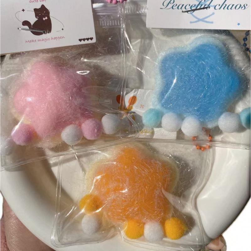 Super Soft Plush Star Toy - Cute Decompression Squeeze Pendant