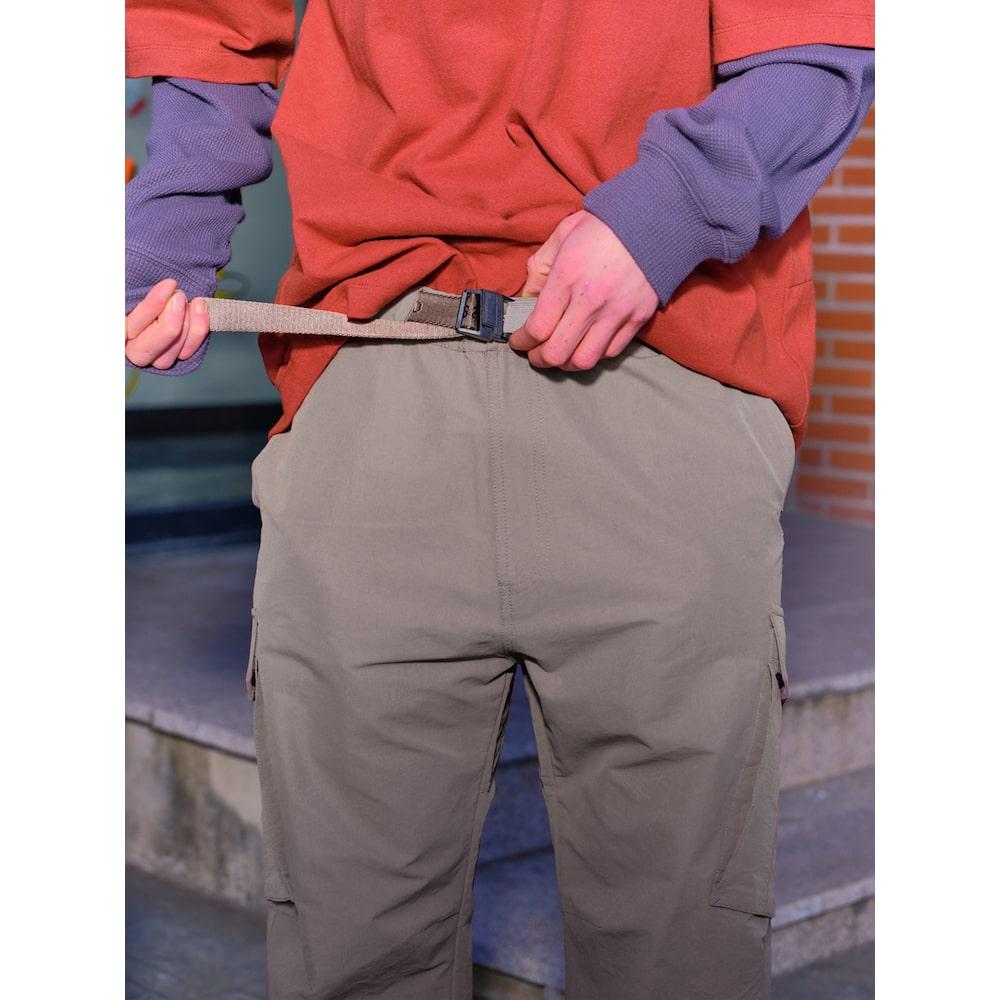 Saendeusaundeu Setup Cargo Pants Khaki