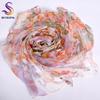 Pink Orange Silk Scarf  New Design Long Female Scarves Printed 170*105cm Spring Autumn Fashion Accessories Women Silk Scarf
