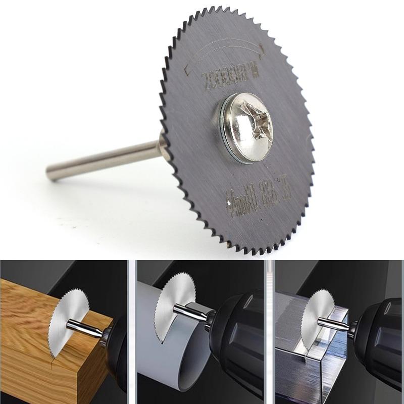 6-30pc HSS Circular Saw Blade Rotary Tool for Metal Cutter Power Woodwork Cutting Discs Rotating Drilling Circular Saw Blade Set