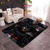 Dark Night Wolf Cluster Print Rugs Non-Slip Carpet Large Sizes Area Rugs Door Mats for Bedroom Living Room Gaming Room Mats GIFT