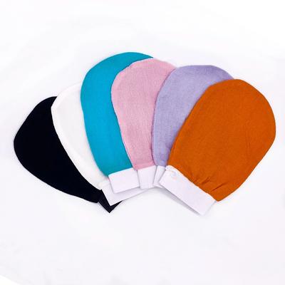 1-Pack Double-Sided Exfoliating Gloves | Magic Exfoliating Gloves | Amazing Home-Use Back Scrubber, Exfoliating, and Tanning Gloves