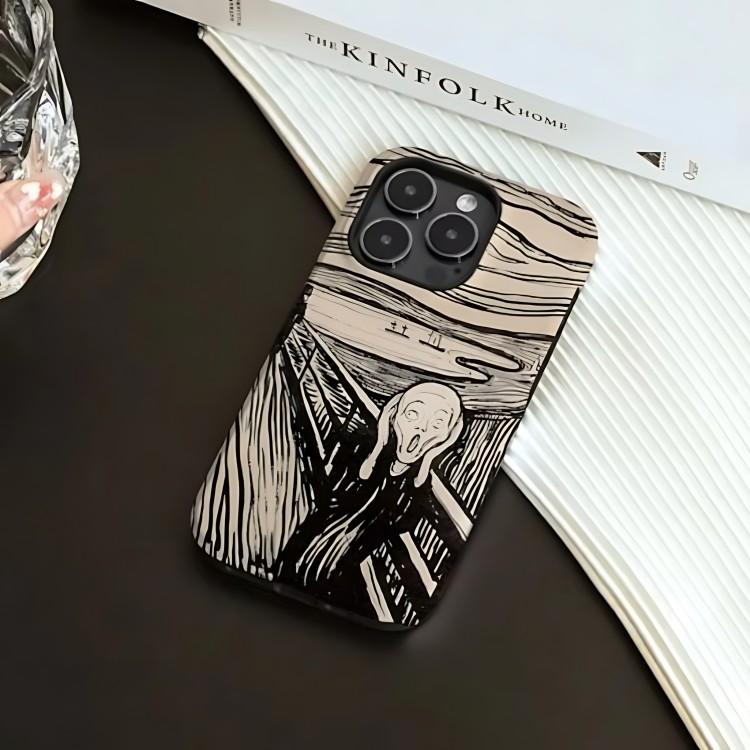 Abstract art print Phone Case for iPhone 17 17e 16e 16 15 14 13 12 11 X XS XR XSMAX 7 8 Air Pro Max Plus Double-layer Back Cover