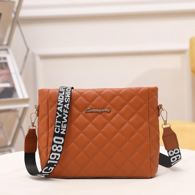 

Простая и модная вышитая сумка-ведро может быть универсальной классической ромбовидной сумкой-мессенджером, женской сумкой большой вместимости для мобильного телефона