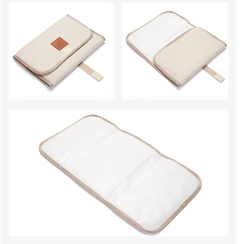 Fasciatoio Tappetino per il Cambio Pannolino Impermeabile da Pavimento Tappetino da Gioco per Bambino Portatile Pieghevole Lavabile Compatto da Viaggio