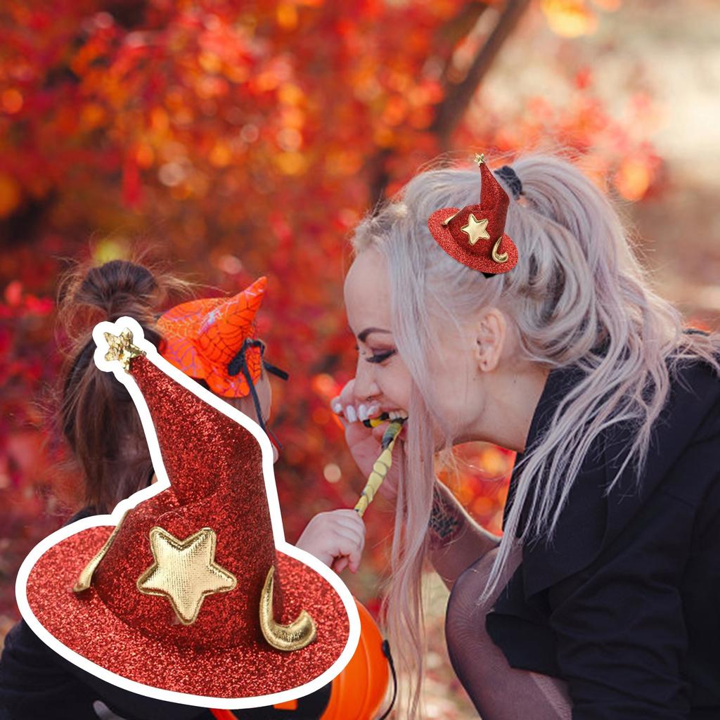 Sukienka na przyjęcie świąteczne Przebranie Damski kapelusz czarownicy Spinka do włosów Transgraniczny Gorący Festiwal Widm Zabawna Dekoracja Spinka do włosów Klips Halloween
