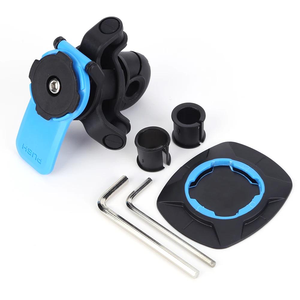 1PC Motorrad Fahrrad Telefonhalter Stoßdämpfer Quad Lock MTB Lenker Telefonständer 360 ° drehbare GPS-Navigationshalterung