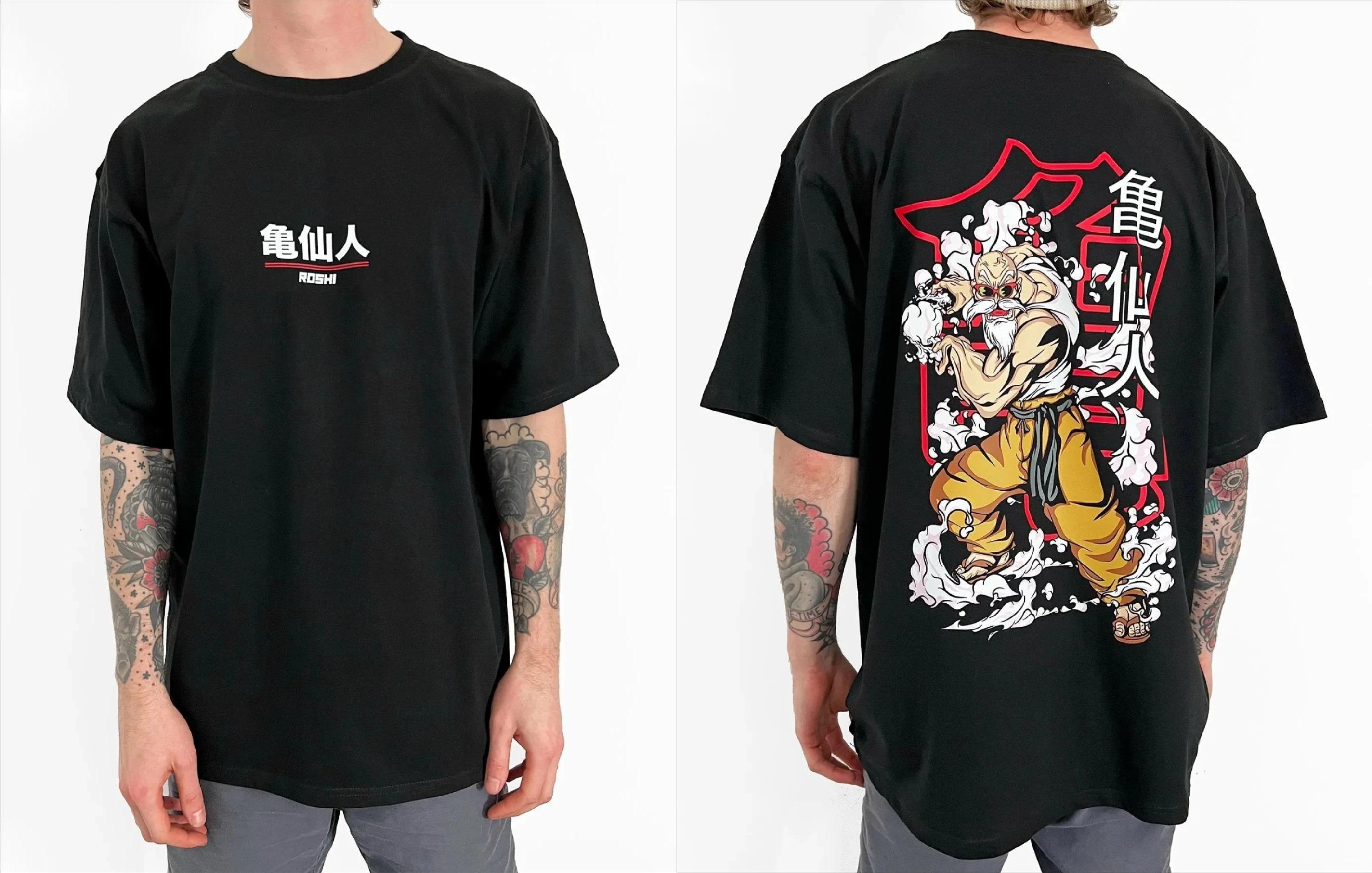 

2026 The Latest Dragon Ball Peripheral Animation Printing Short-sleeved T-shirt American Hot-blooded Unisex Summer Comfortable T-shirt XXXL чорний
