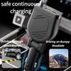 120W Retractable Car Charger 4 in 1 Fast Car Phone Charger with Cord USB C Car Adapter for Phone Tablet Laptop Devices