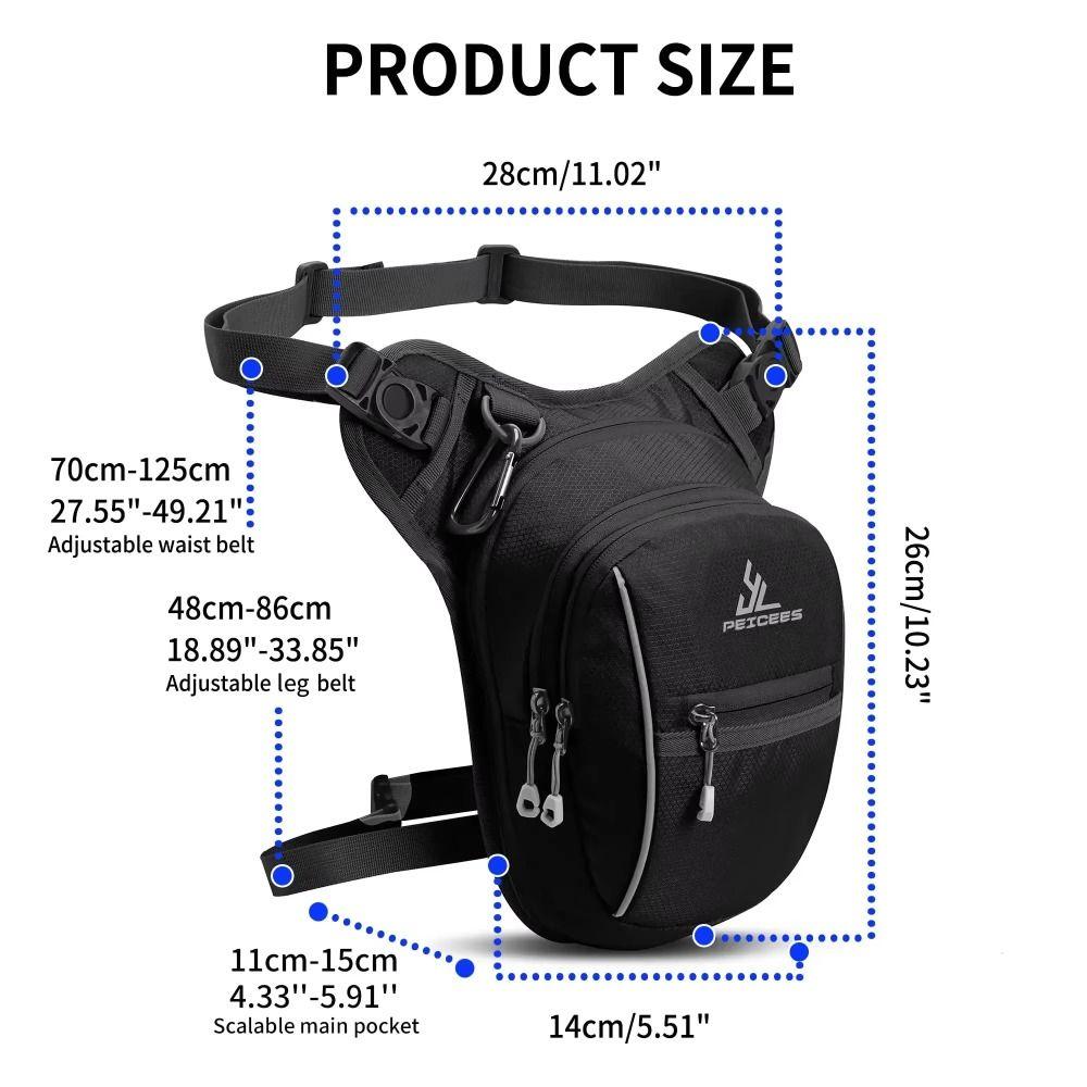 Hip Bum Motorcycle Drop Bag Waist Bags Motorbike Leg Bag Thigh Belt Pack Outdoor Travel