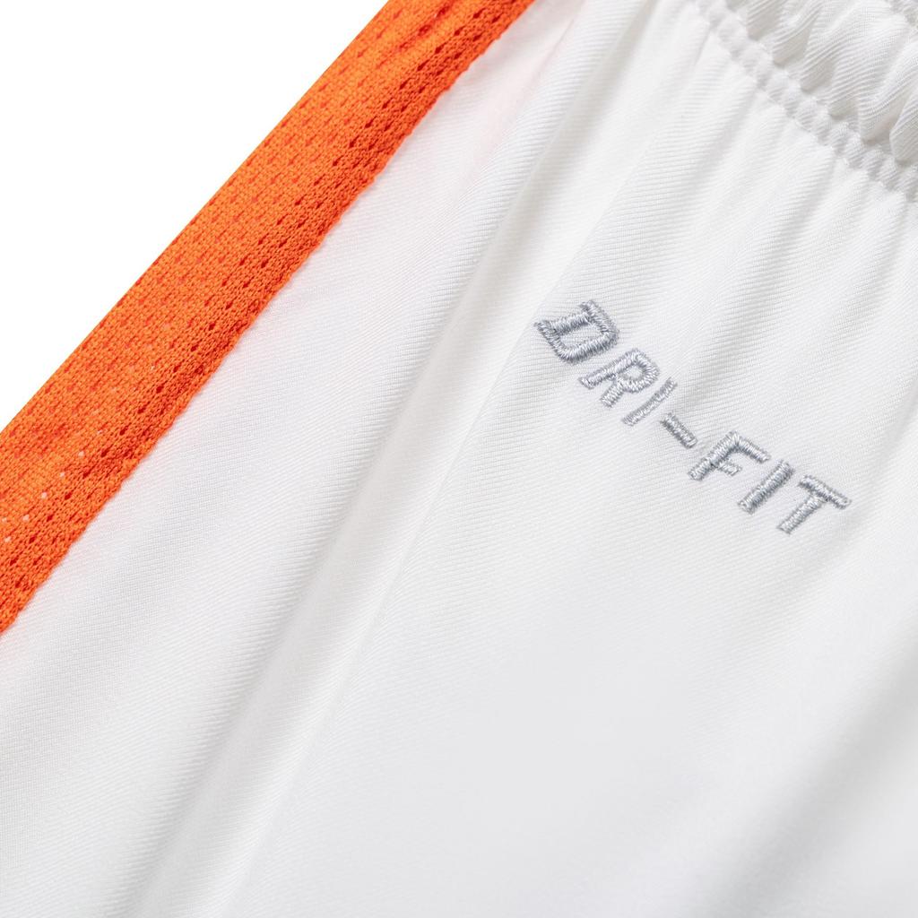 Nike Simple Versatile Brand Logo Loose Casual Shorts Men Shorts White Orange 777384-105